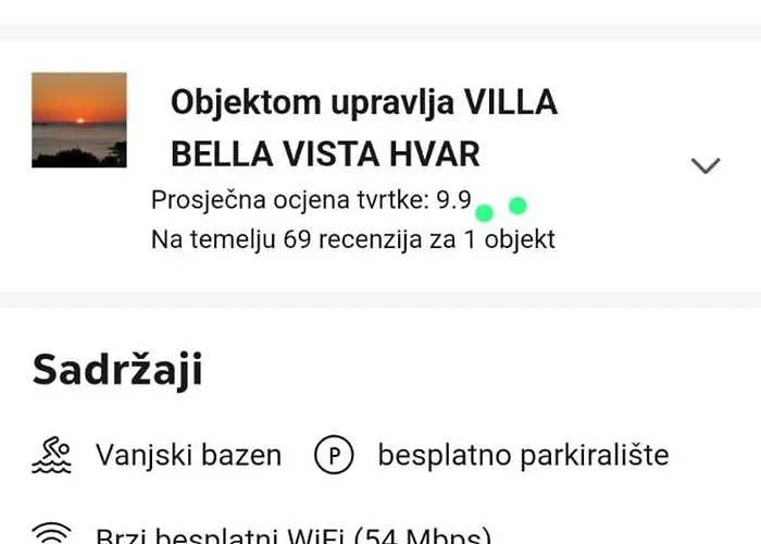 Bella Vista Hvar Vila